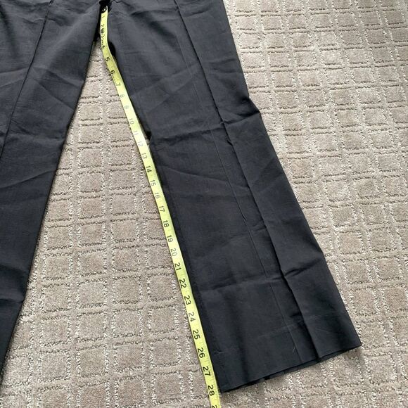 Theory Linen Blend Collared Button Up & Wide Leg Pants Set Y2K - Picture 16 of 16